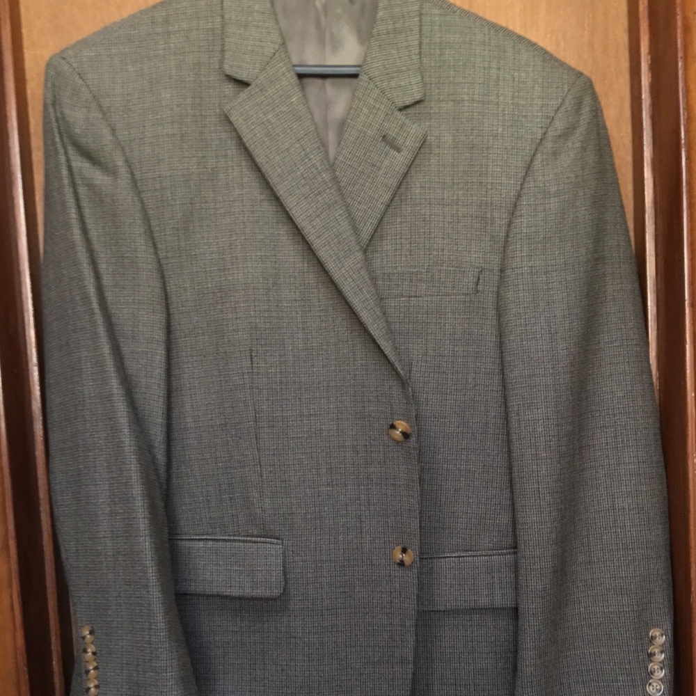 Andrew Fezza Blazer Coat 100% Wool 42S like New
